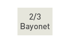 2/3型バヨネット式 Icon