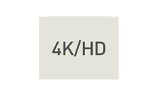 4K/HD 両方式対応 Icon