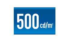500cd/m²