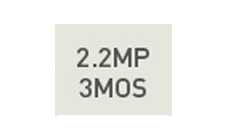 220万画素 3MOSセンサー