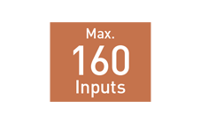 最大160入力